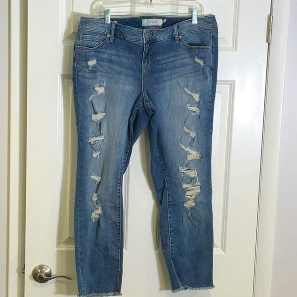 Torrid Distressed Boyfriend Jeans